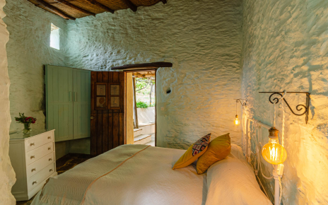 Bedroom with access from front patio